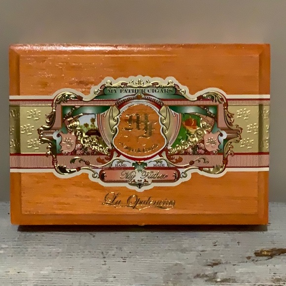 My Father Cigars "La Opulencia' Wood Cigar Box (9" x 6.25") - Picture 1 of 6